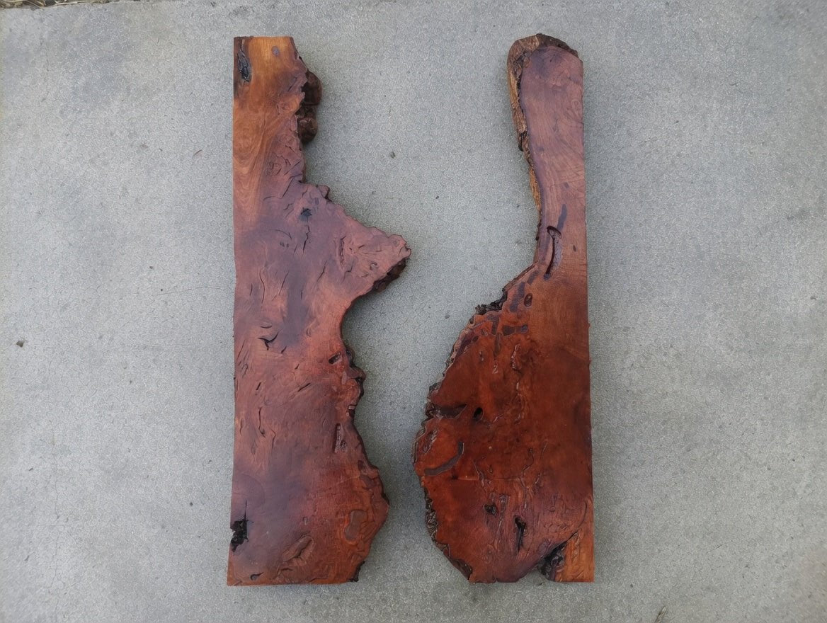Brown Olive Wood Slab for DIY Epoxy River Table 50cm