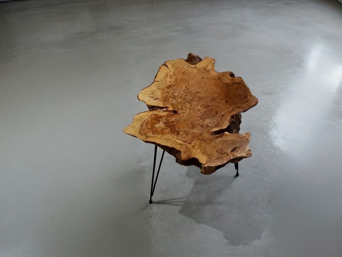 Live Edge Olive Coffee Table 40-50cm