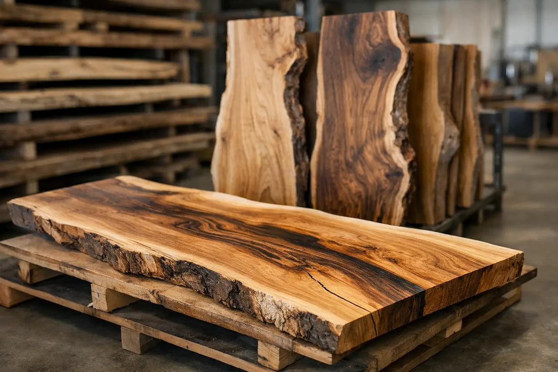 Ready to Ship Wood Slabs That Stand Out