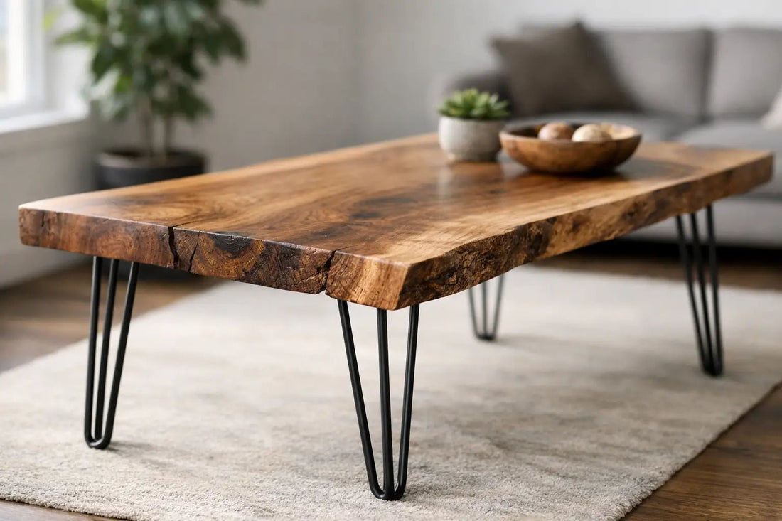 Hairpin Legs for Wood Slab Tables That Work