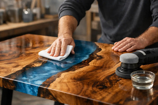 How to Finish Epoxy Table the Right Way