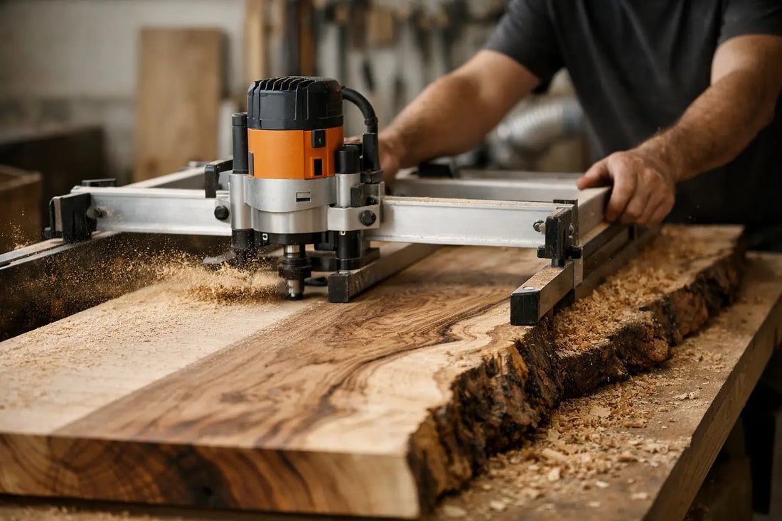 How to Flatten Wood Slab the Right Way