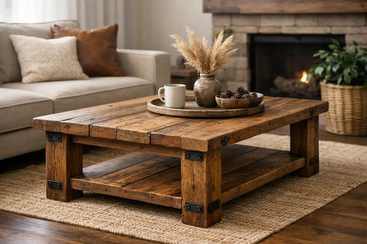 Rustic Coffee Table Handmade for Real Homes