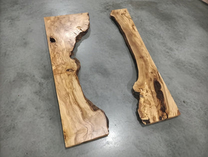 80cm - 100cm Olive River Epoxy Slab Set