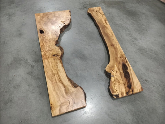 80cm - 100cm Olive River Epoxy Slab Set