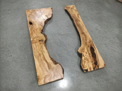 80cm - 100cm Olive River Epoxy Slab Set