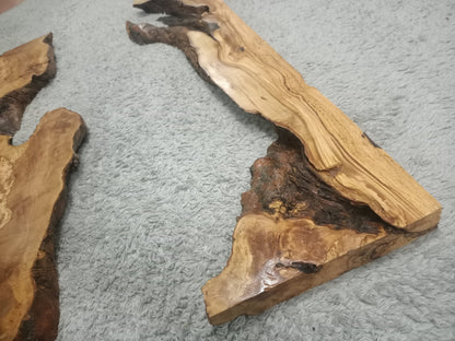 80cm - 100cm Olive River Epoxy Slab Set