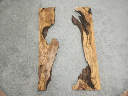 80cm - 100cm Olive River Epoxy Slab Set