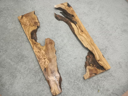80cm - 100cm Olive River Epoxy Slab Set