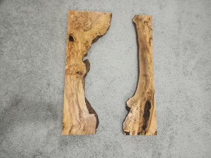 80cm - 100cm Olive River Epoxy Slab Set