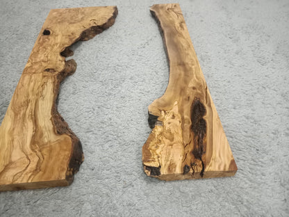 80cm - 100cm Olive River Epoxy Slab Set