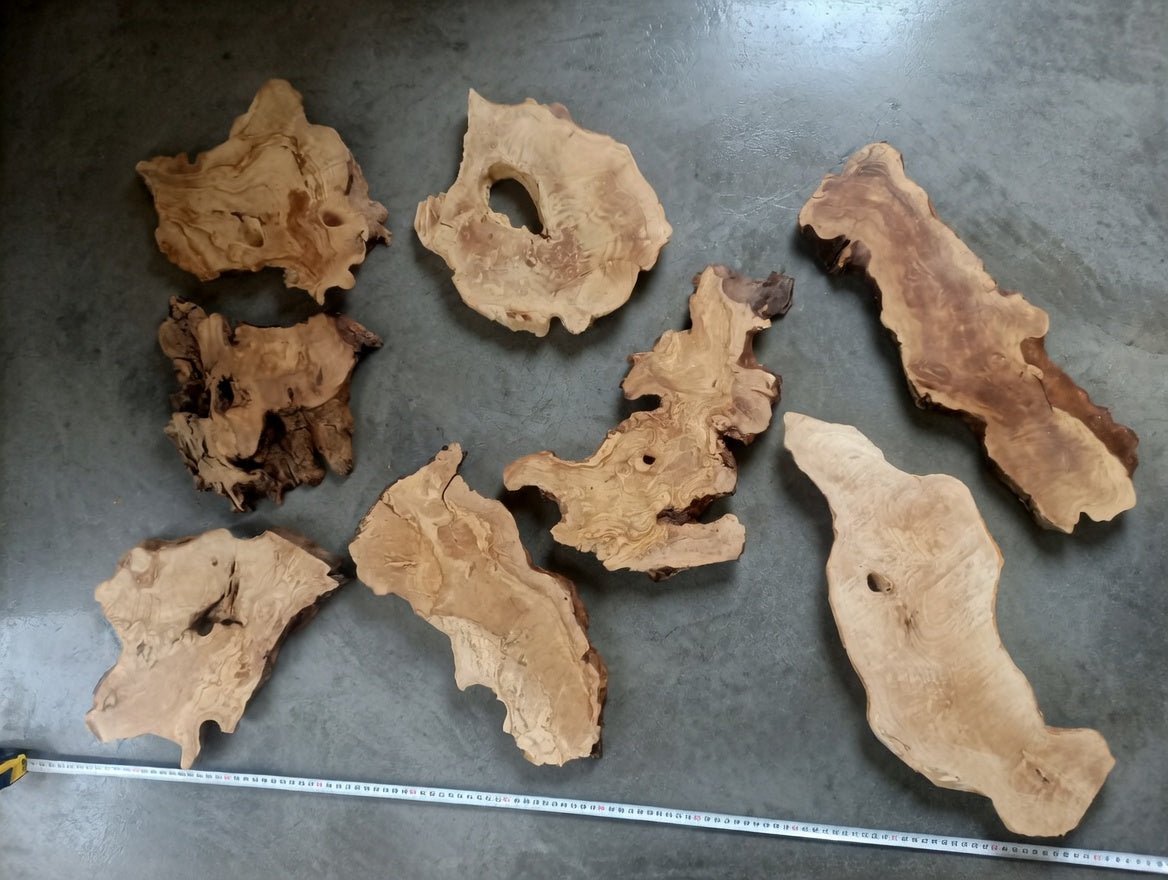 8Pcs Olive Slab Set