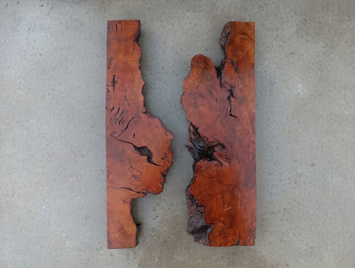 Brown Olive Wood Slab for DIY Epoxy River Table 50cm