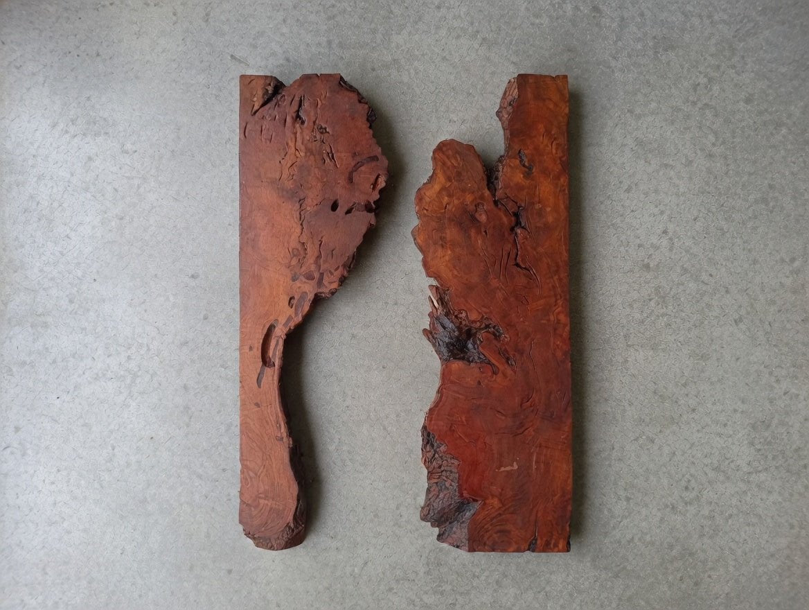 Brown Olive Wood Slab for DIY Epoxy River Table 50cm
