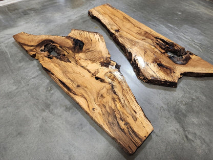 Burl Oak Wood River Slab 24"