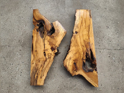 Burl Oak Wood River Slab 24"
