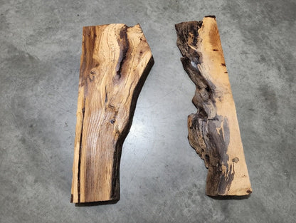 Burl Oak Wood River Slab 24"
