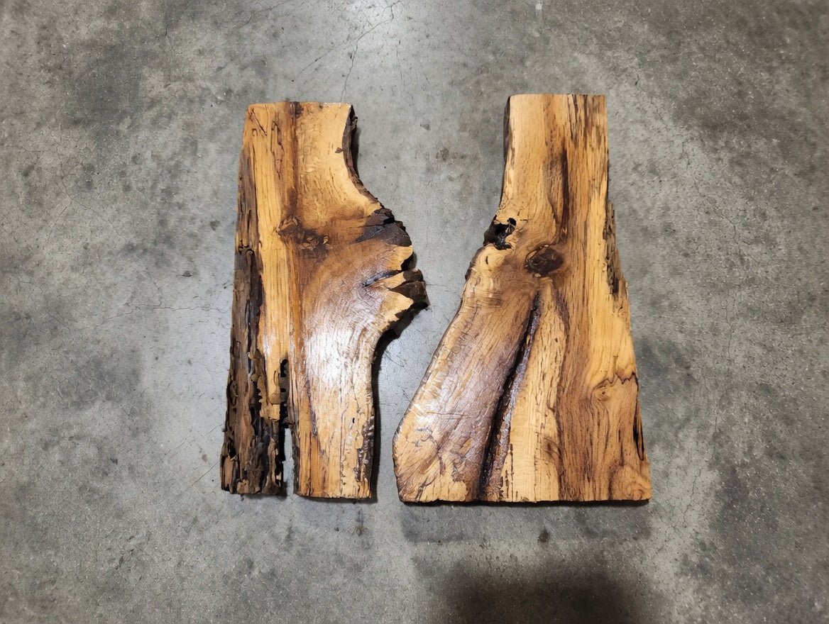 Burl Oak Wood Slab 16"