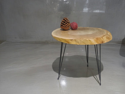 Live Edge Chestnut Coffee Table 40cm - 50cm