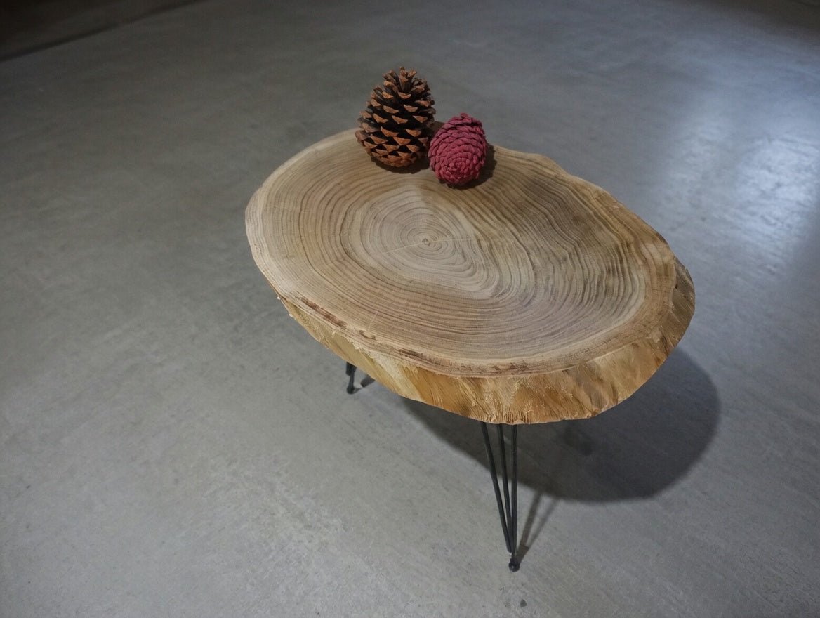 Live Edge Chestnut Coffee Table 40cm - 50cm