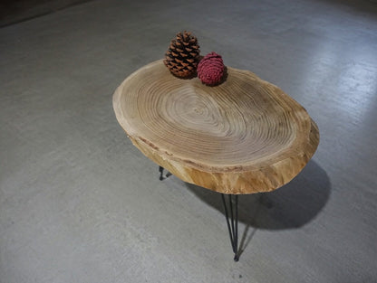 Live Edge Chestnut Coffee Table 40cm - 50cm