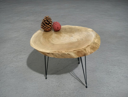 Live Edge Chestnut Coffee Table 40cm - 50cm
