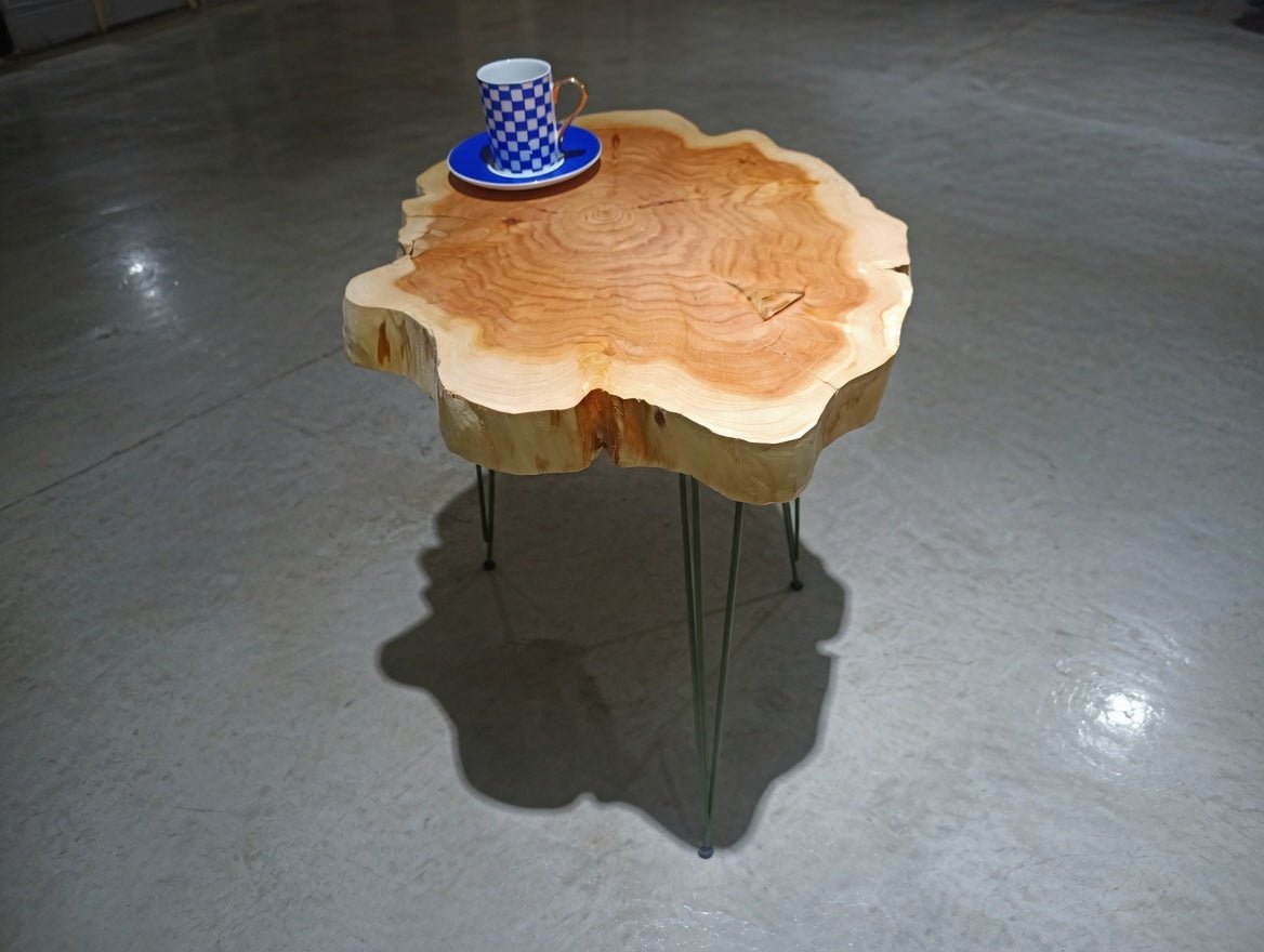 Live Edge Cypress Coffee Table 40cm x 50cm