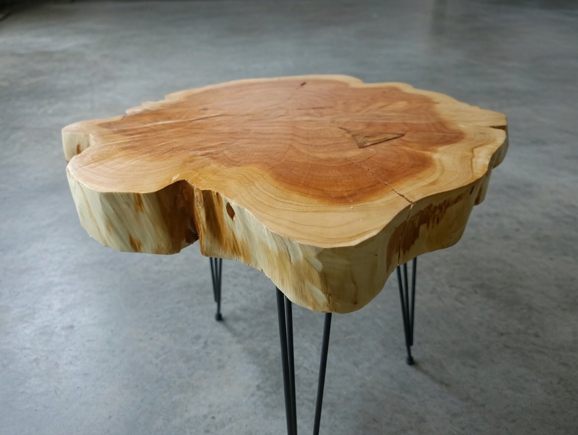 Live Edge Cypress Coffee Table 40cm x 50cm