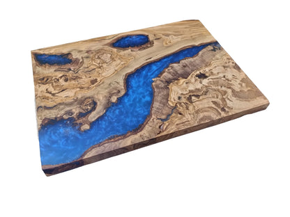 Epoxy Coffee Table from Olive Root 50cm