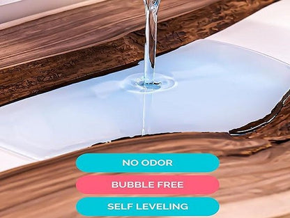 Bubble Free Epoxy Resin Kit 5lt for Casting Crystal Clear
