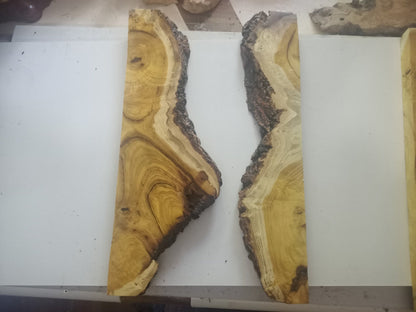 Live Edge Mulberry Wood Slabs for River Table 50cm