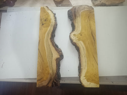 Live Edge Mulberry Wood Slabs for River Table 50cm