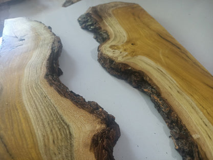 Live Edge Mulberry Wood Slabs for River Table 50cm