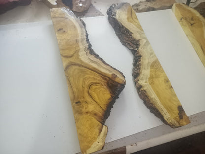 Live Edge Mulberry Wood Slabs for River Table 50cm