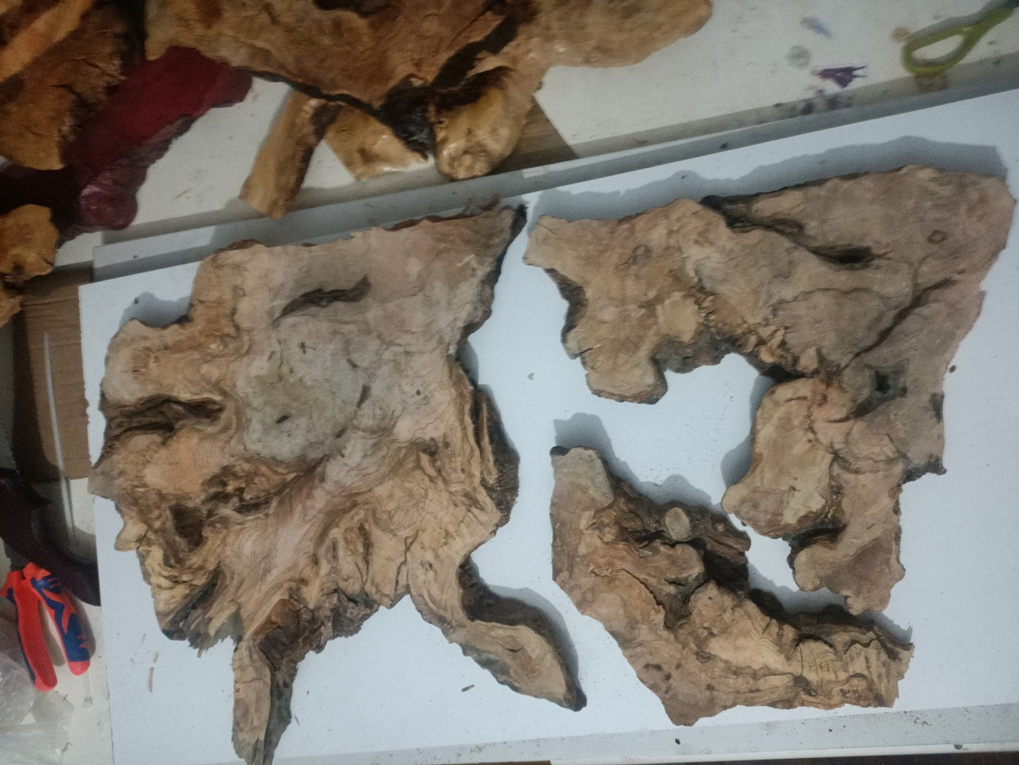 Olive Wood Slab Set 3Pcs