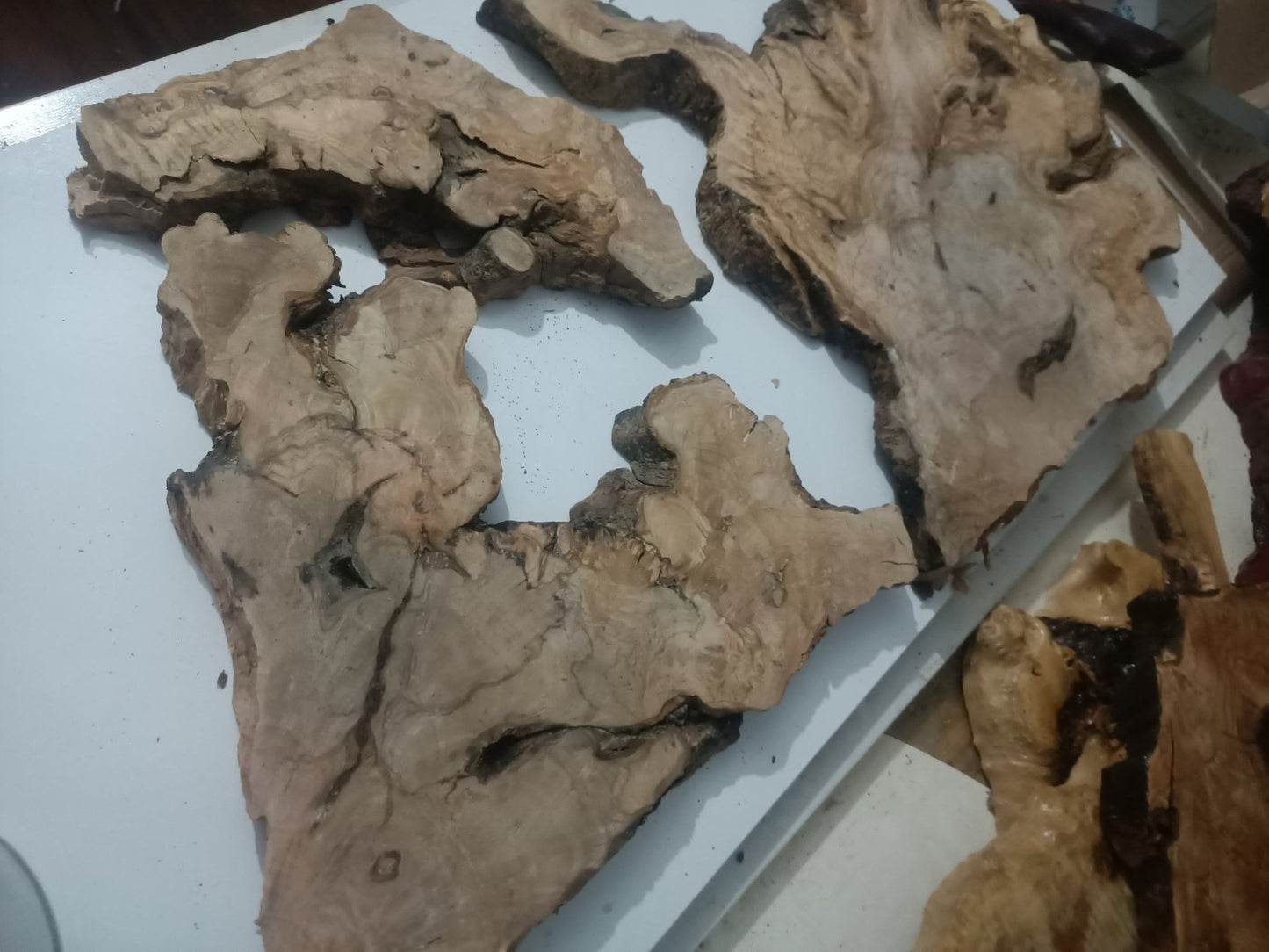 Olive Wood Slab Set 3Pcs