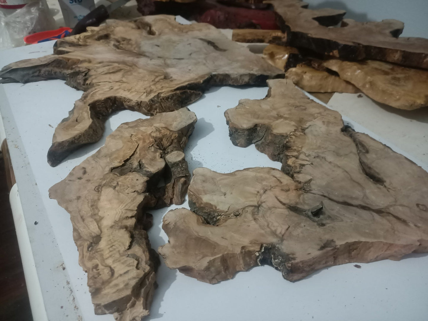 Olive Wood Slab Set 3Pcs