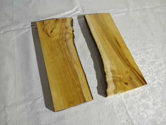 Live Edge Varnished Mulberry Cutting Board Slab