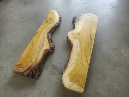 Live Edge Mulberry Wood Slabs for River Table 50cm