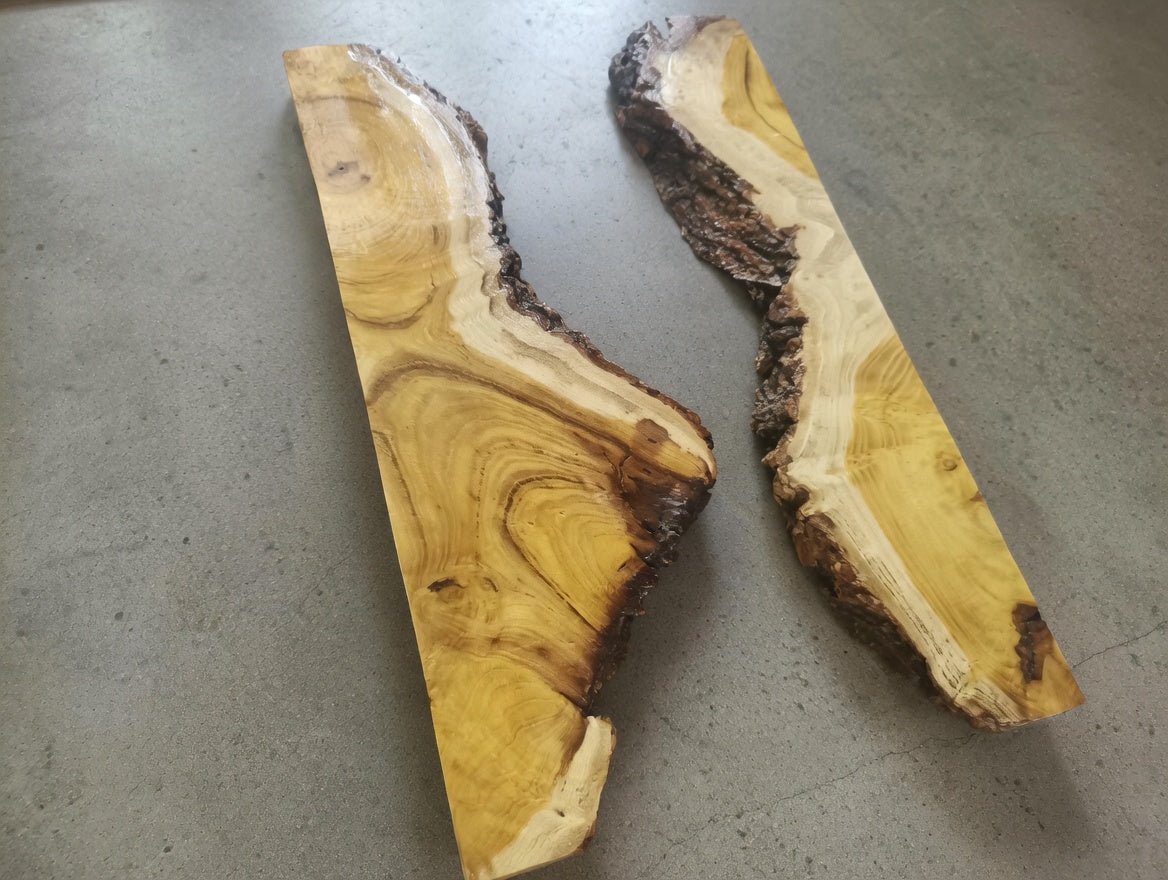 Live Edge Mulberry Wood Slabs for River Table 50cm