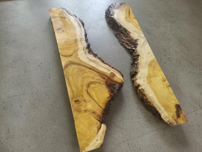 Live Edge Mulberry Wood Slabs for River Table 50cm