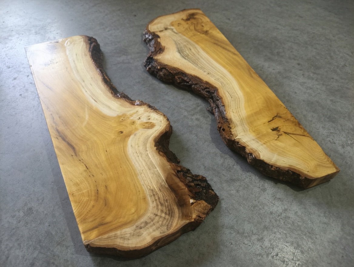 Live Edge Mulberry Wood Slabs for River Table 50cm
