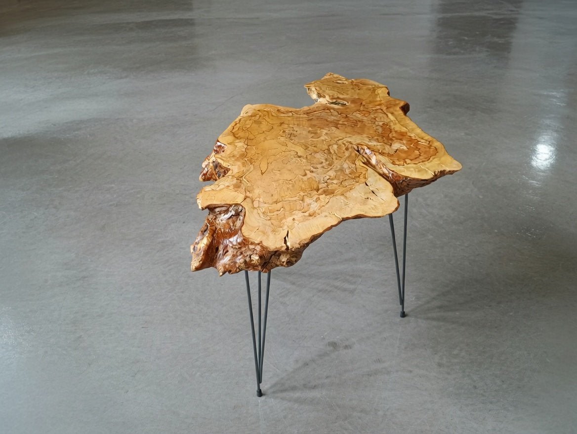 Live Edge Olive Coffee Table 40-50cm