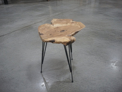 Live Edge Olive End Table 30cm