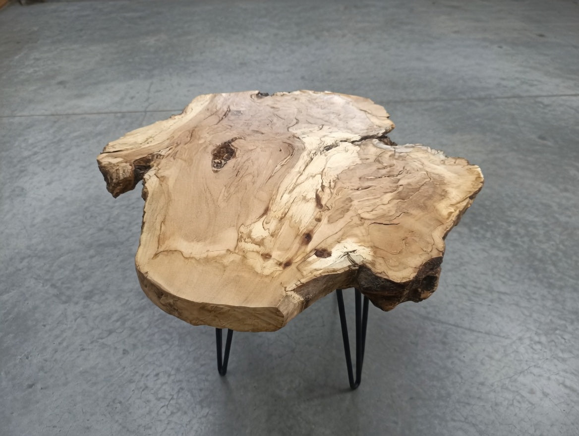 Live Edge Olive End Table 30cm