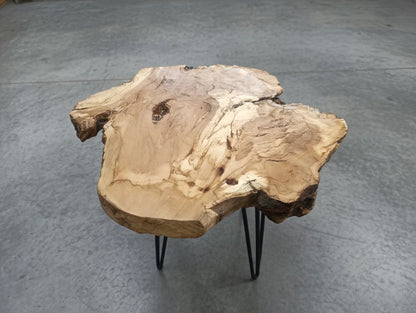 Live Edge Olive End Table 30cm