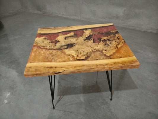 Epoxy Coffee Table from Olive Root 60cm