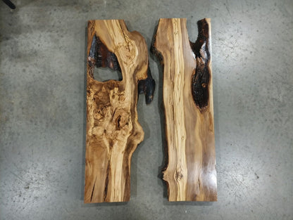 Olive Wood Slab for DIY Epoxy River Table 50cm