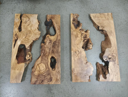 Olive Wood Slab for DIY Epoxy River Table 50cm