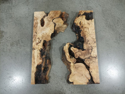 Olive Wood Slab for DIY Epoxy River Table 50cm